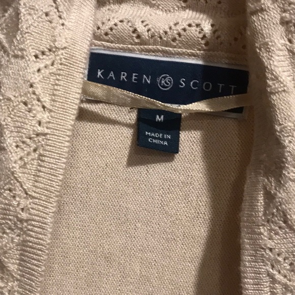 New Karen Scott shawl cardigan - Picture 3 of 7